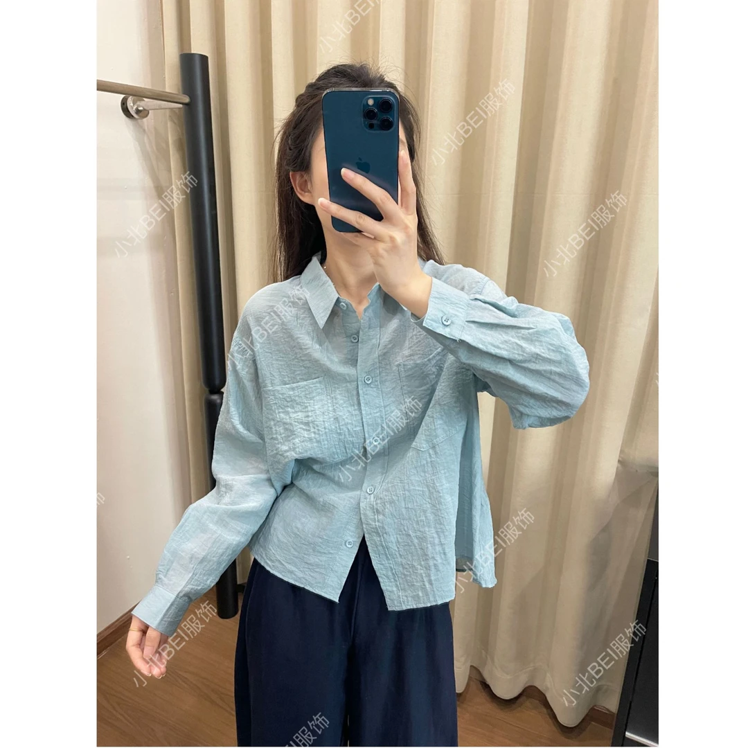 【文艺清新 防晒衬衫】夏季薄款防晒衣女宽松透气休闲百搭显瘦上衣