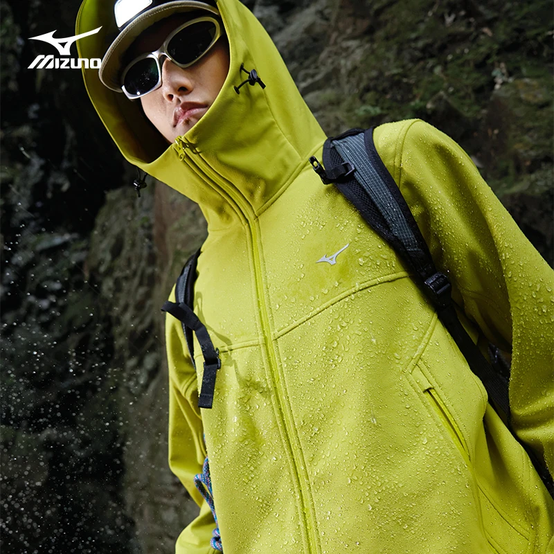 Mizuno/美津浓【弹盾软壳衣】25年户外运动连帽新款外套K2CE51Y1