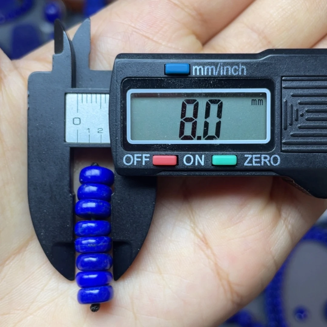 青金石未镶嵌   8mm隔片配饰
