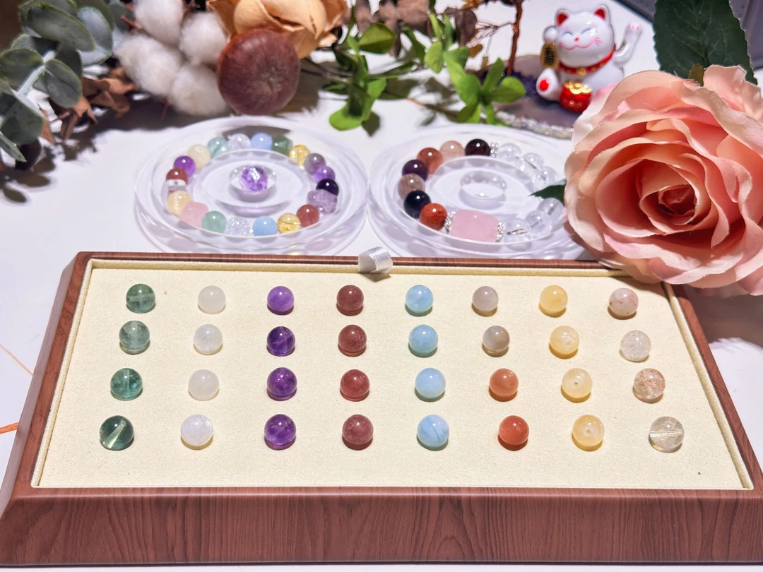 【12mm左右】水晶多宝，拍1拆5，对对碰，拆单不退不换