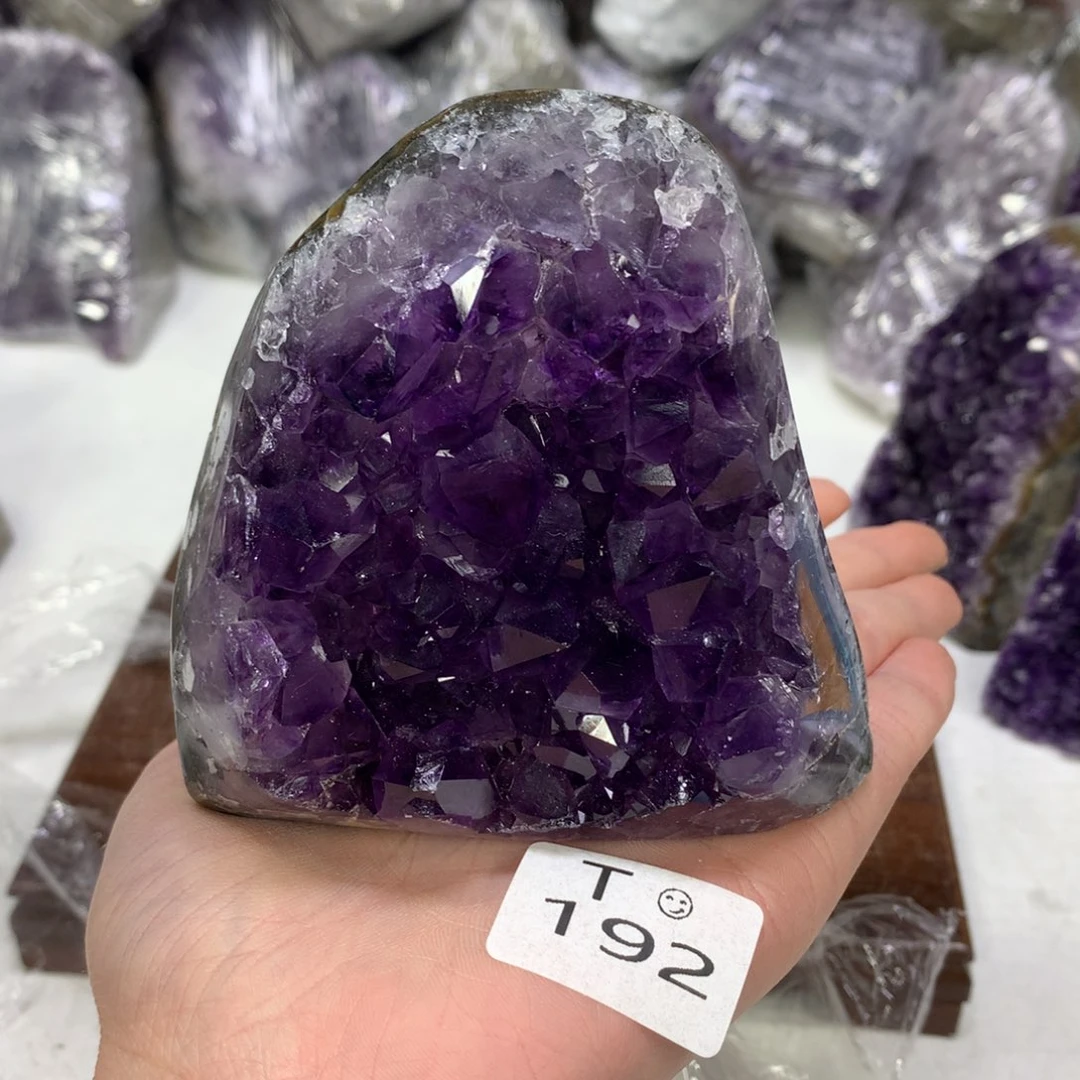 紫晶摆件未镶嵌水晶