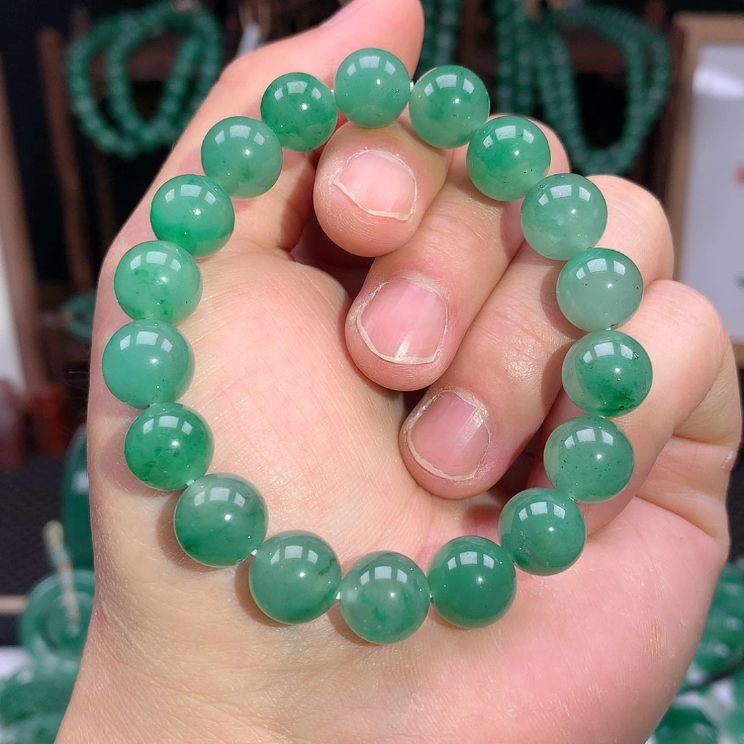 石英质玉手串未镶嵌卡11.2