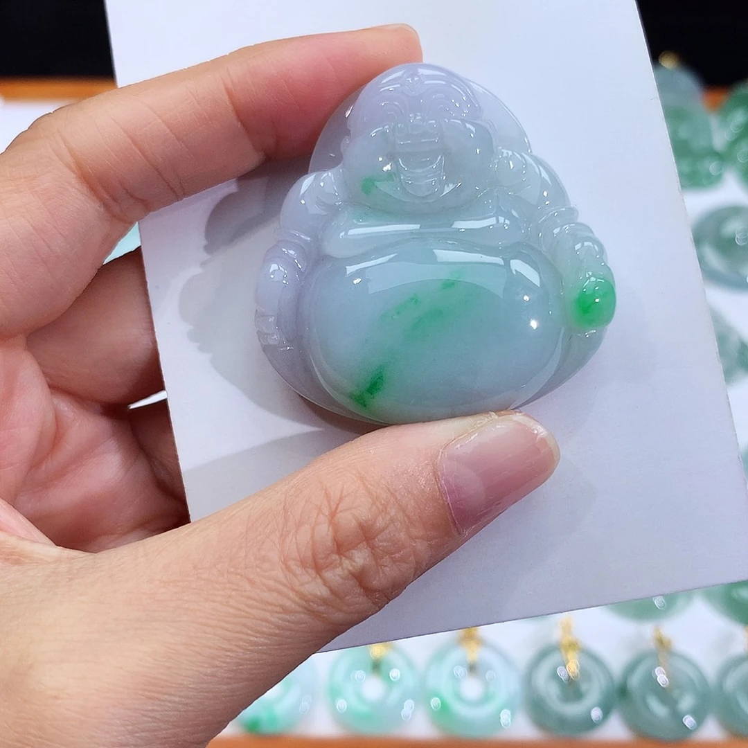 翡翠未镶嵌颈饰翡翠吊坠