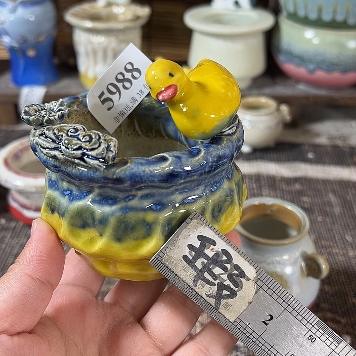 口6 手工花盆满30包邮