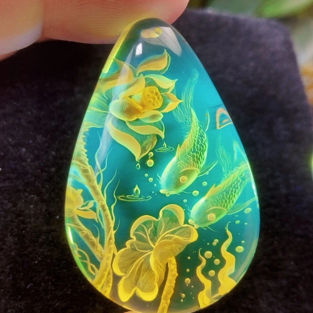 【闪购商品】金珀吊坠(不含链)未镶嵌