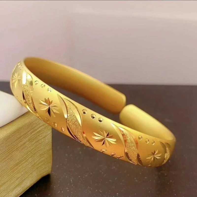 铜合金手镯 铜合金手镯 精美星月开口手镯时尚款