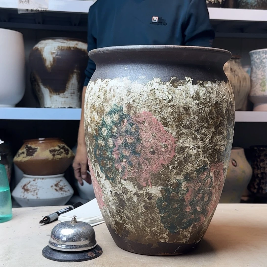 紫砂花盆尺寸25@35茶几风落地