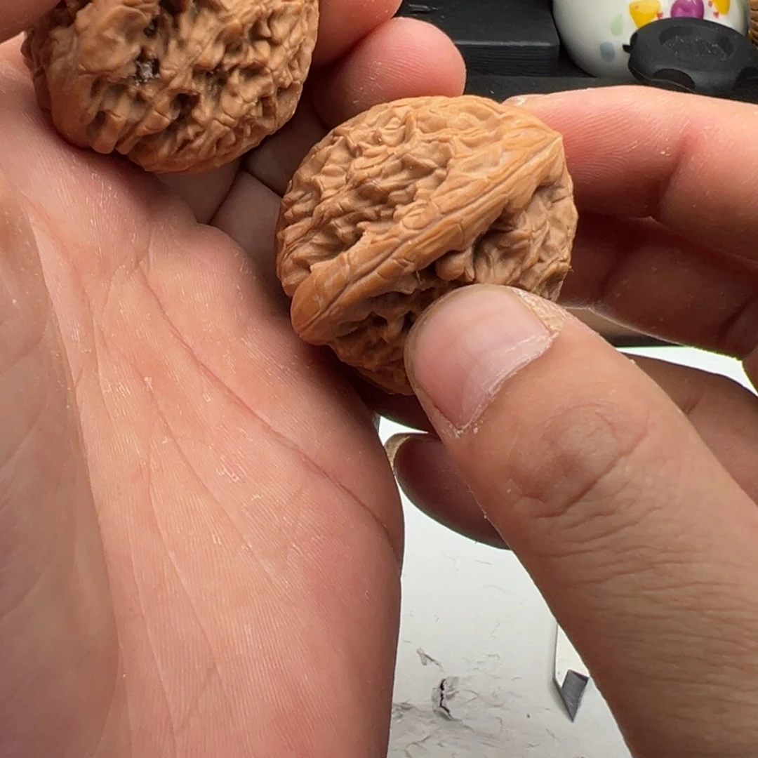 文玩核桃把件虎头王40