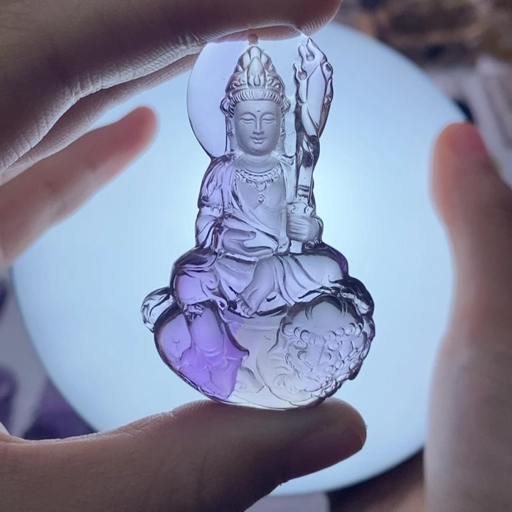 水晶颈饰未镶嵌定制