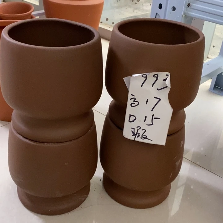 粗陶红陶绿植花盆993