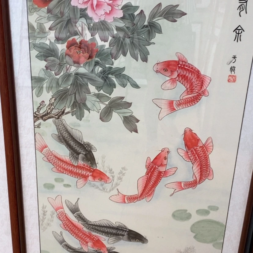 【闪购商品】国画手绘国画工笔带框