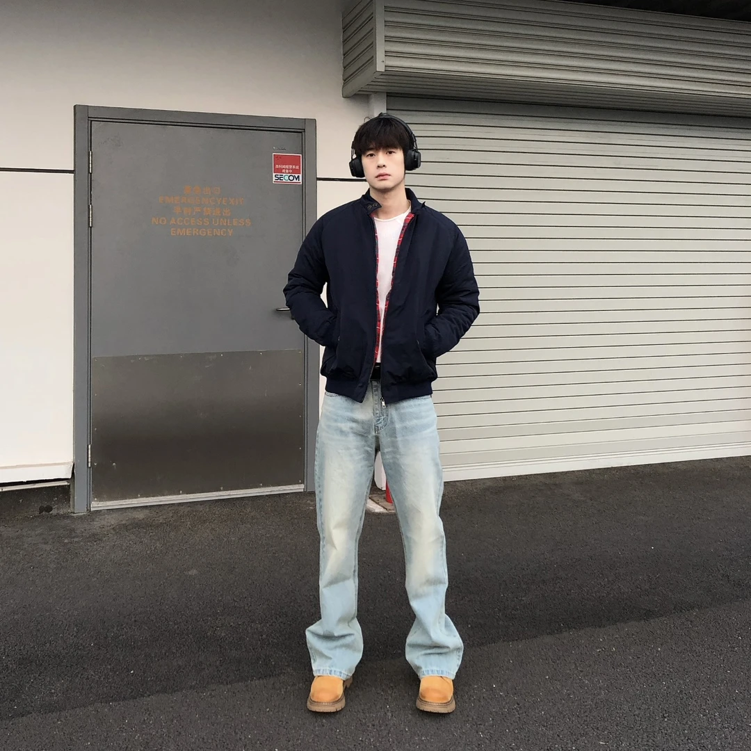 【三防棉服】复古商务休闲哈灵顿夹克G9立领美式飞行员棉衣外套男