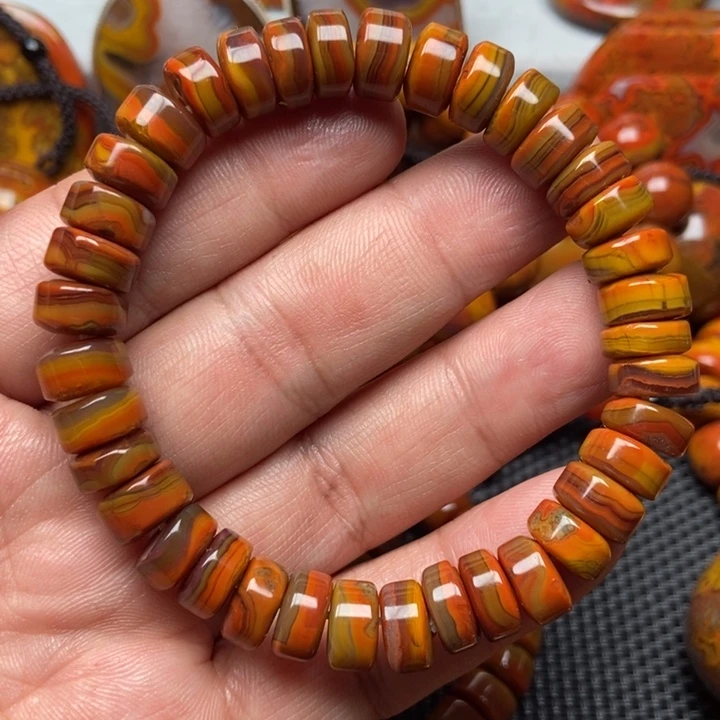 玛瑙/玉髓手串未镶嵌Υ**⊙