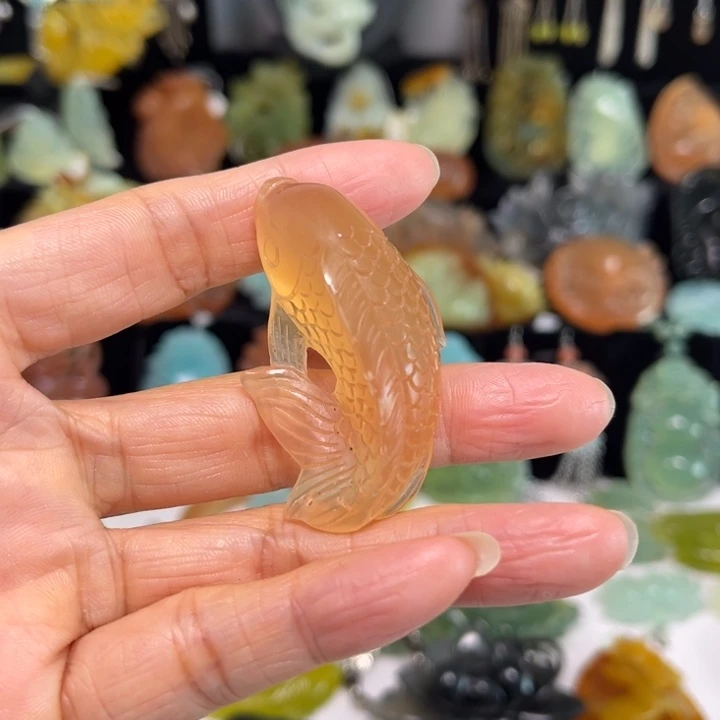 蛇纹石玉未镶嵌吊坠(赠链)
