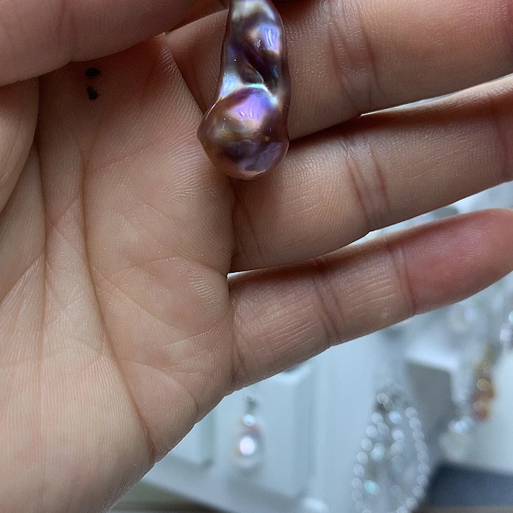 巴洛克未镶嵌淡水珍珠