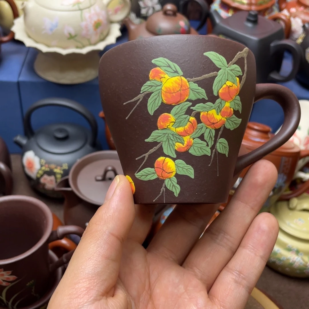 紫砂茶杯紫砂主人杯180cc