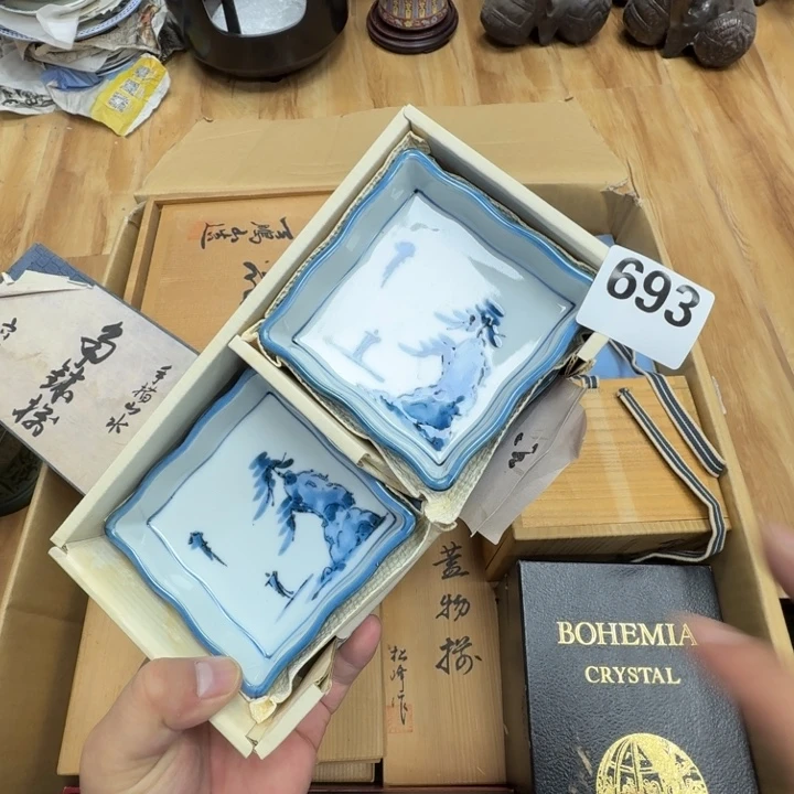 瓷片工艺品摆件瓷器摆件正能量