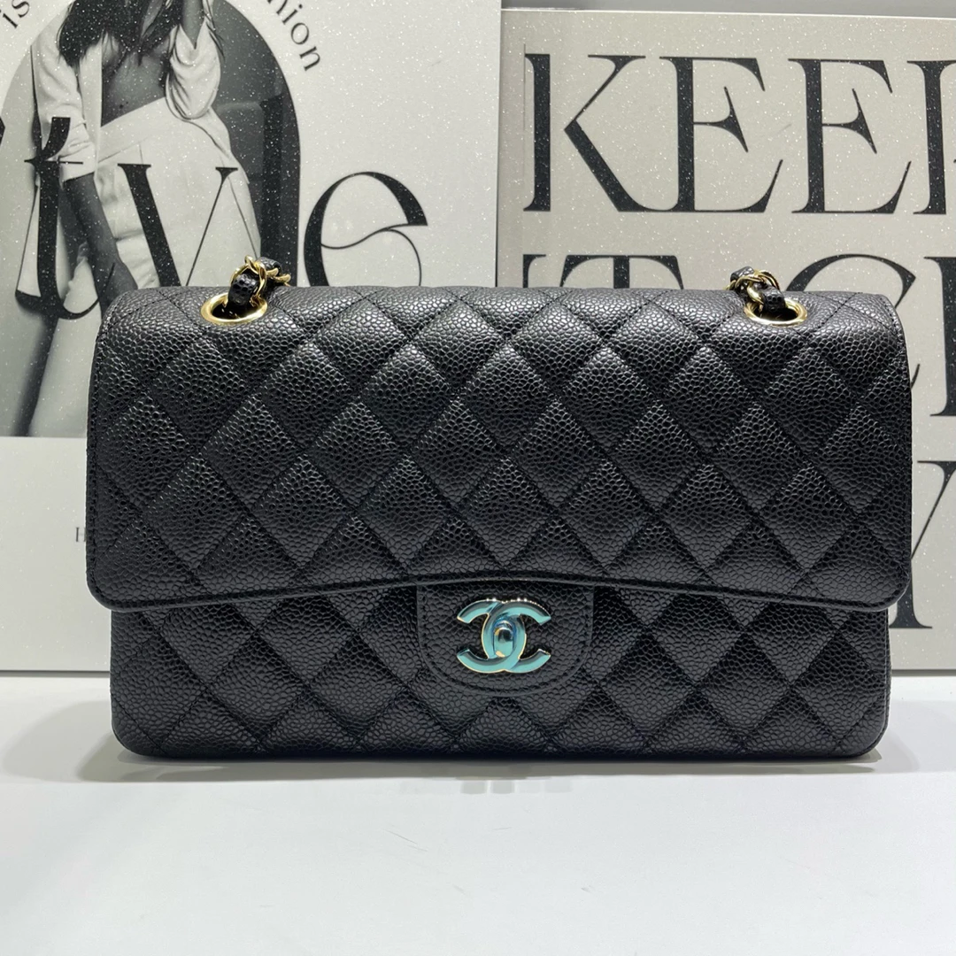 未使用 Chanel/香奈儿 黑金荔枝皮CF 21207597-F12000567