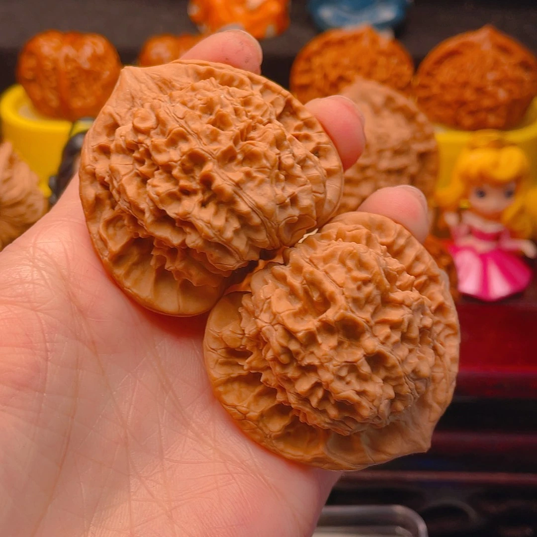 文玩核桃吊坠云*45全品王勇官帽