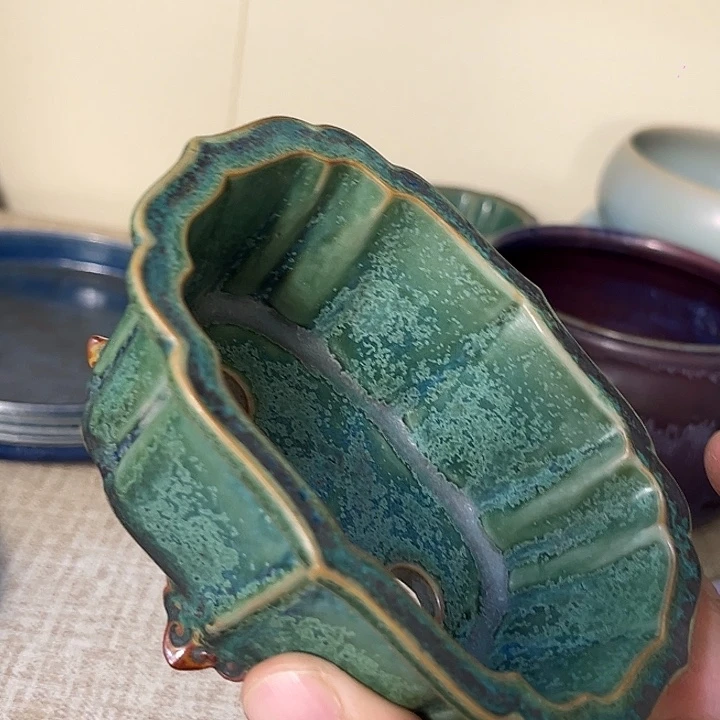 摆件神后钧瓷原矿釉发色