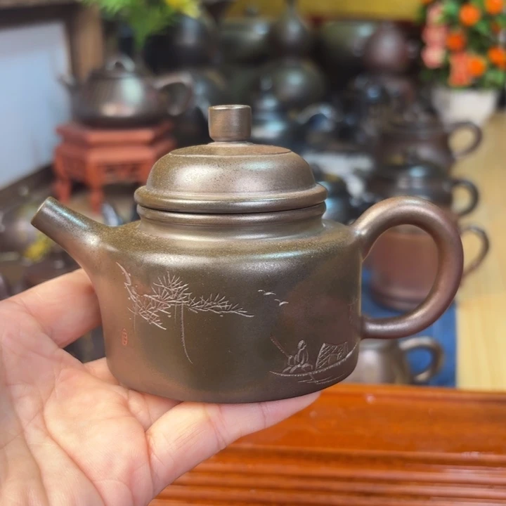 壶辰云柴烧坭兴陶120cc