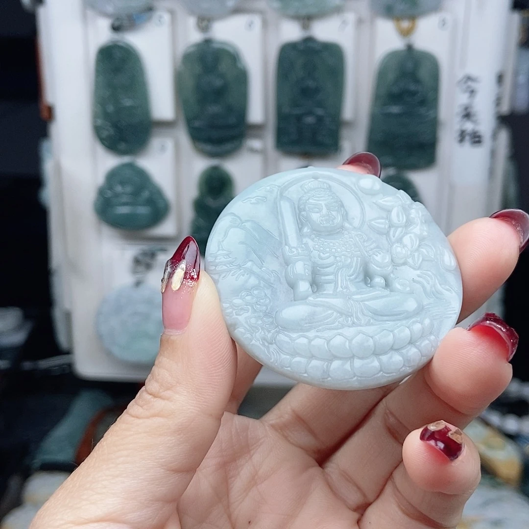 翡翠颈饰14K金镶嵌翡翠