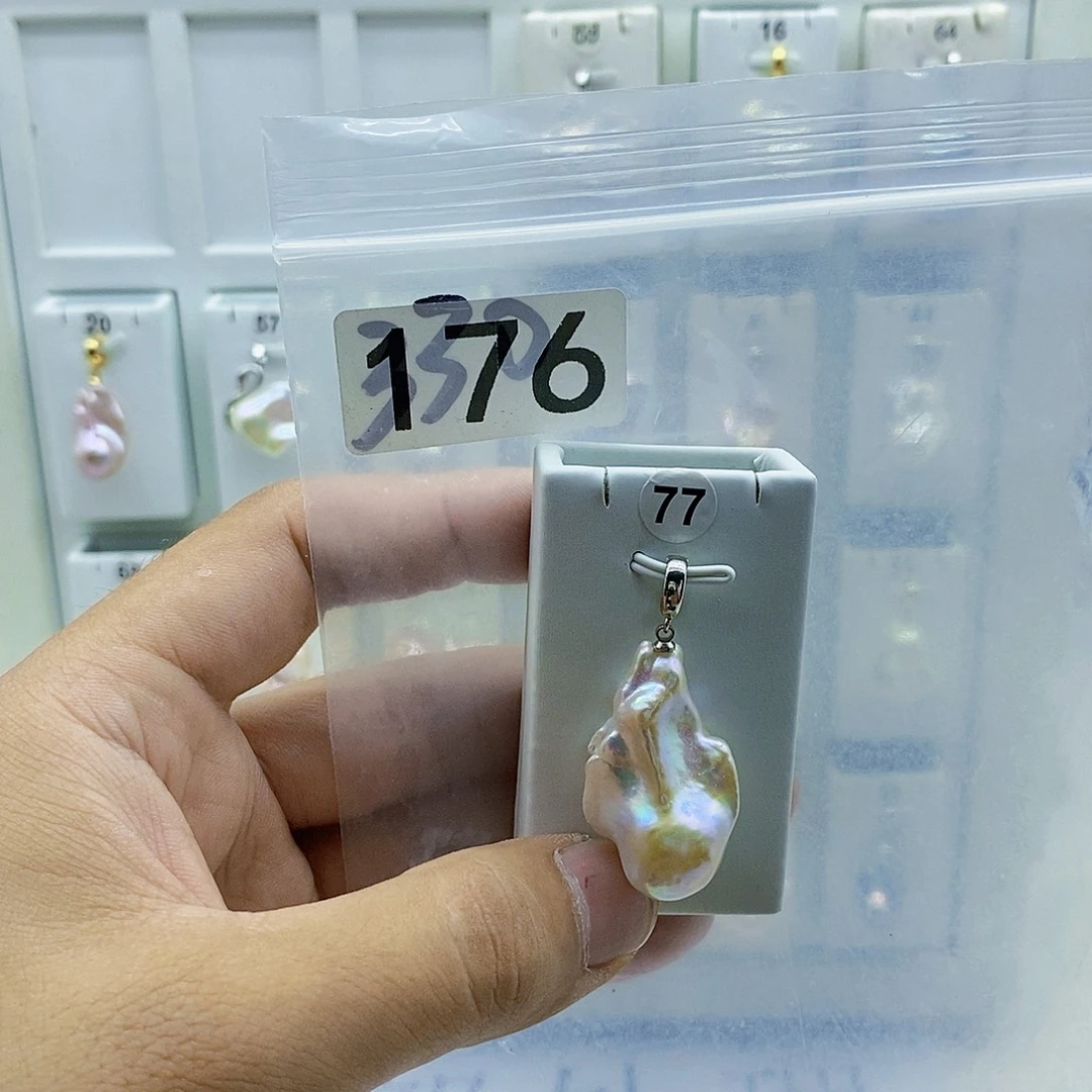 颈饰合金淡水珍珠