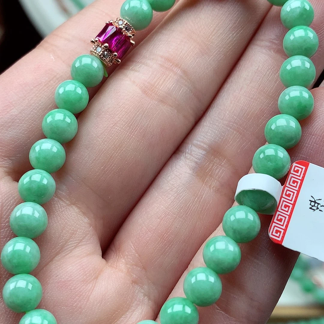 翡翠未镶嵌手链翡翠