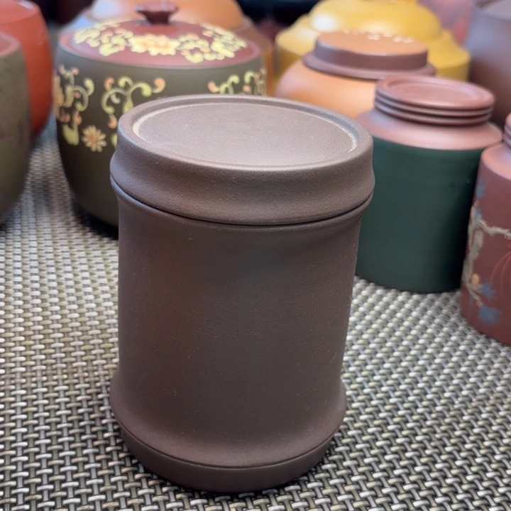 紫砂茶叶罐中高端紫砂茶叶罐