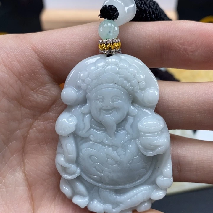 翡翠未镶嵌颈饰天然保真a货翡翠