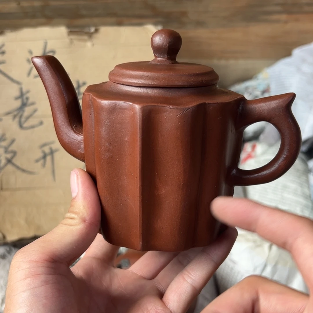 茶壶紫砂老厂紫砂壶一件！