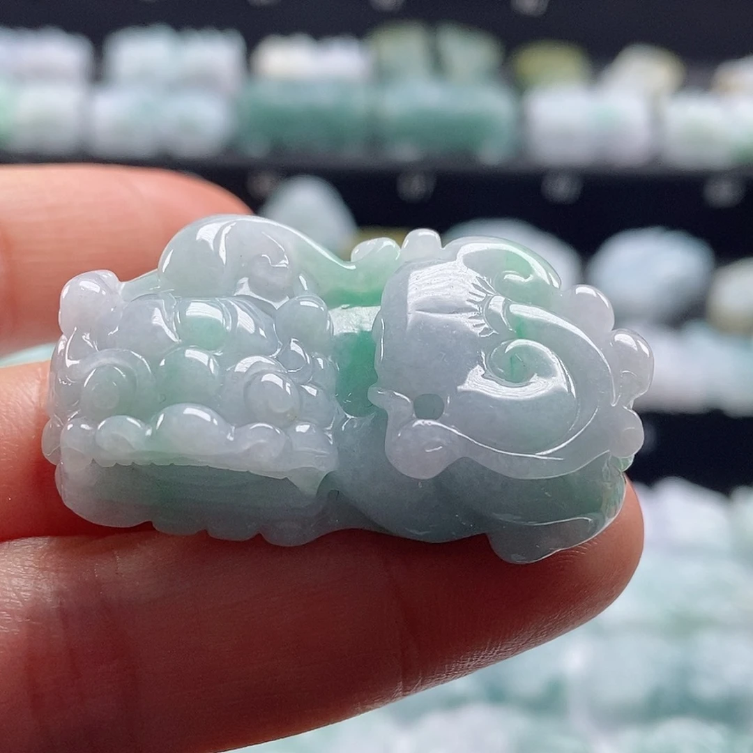 颈饰未镶嵌翡翠翡翠貔貅