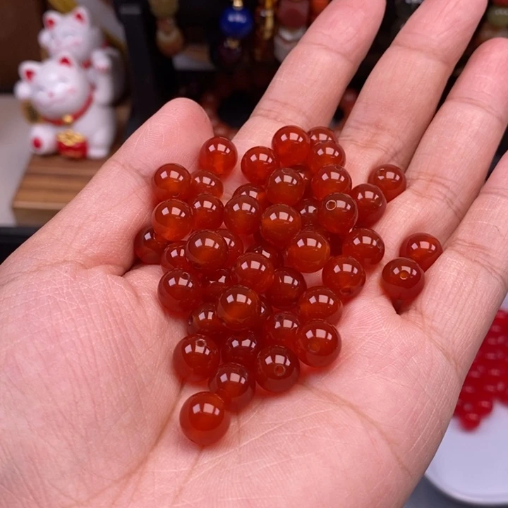 未镶嵌玛瑙/玉髓珠宝半成品50红玛瑙卡8