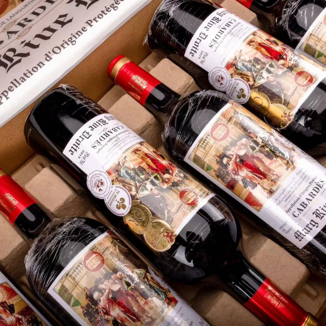 四大国际金奖 朗格多克金奖干红葡萄酒 750ml×6 15°