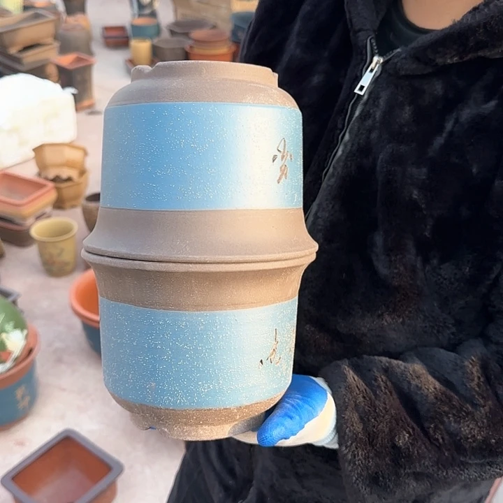 紫砂花盆瑕疵和瑕疵都
