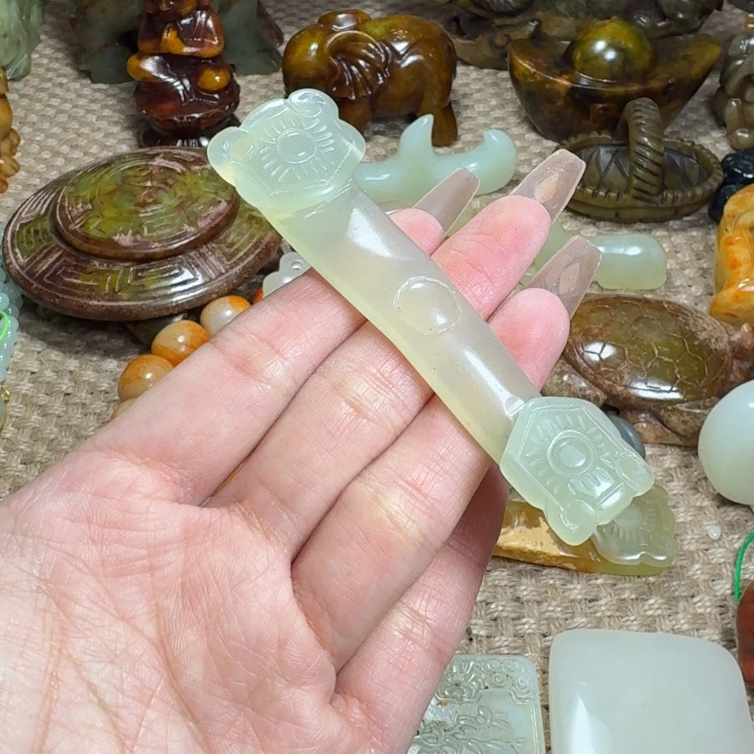 白玉菩提吊坠挂件