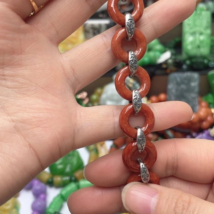 翡翠未镶嵌手链手链37