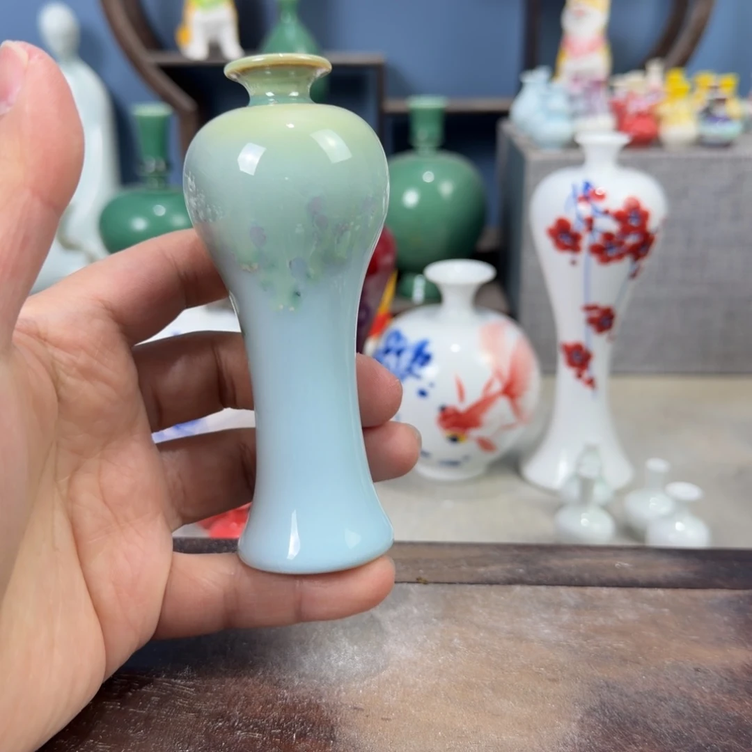 陶瓷手工小花器摆件