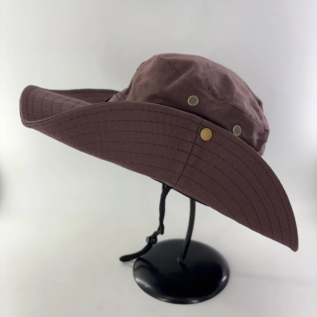 A101-A200户外防紫外线奔尼帽男女夏天渔夫帽遮阳帽男士帽韩版