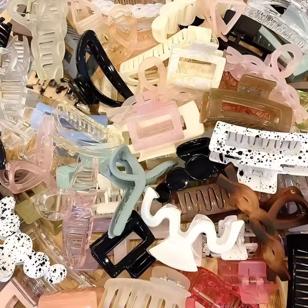 优雅气质时尚头发夹子发夹简约风抓后脑勺抓夹头发抓夹网红百搭