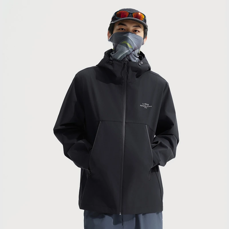 李宁正品2025年春季男款透气舒适运动休闲上装风衣AFDV451