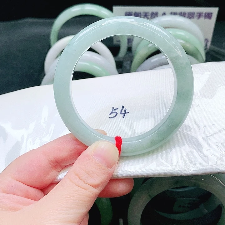 翡翠未镶嵌手镯0222