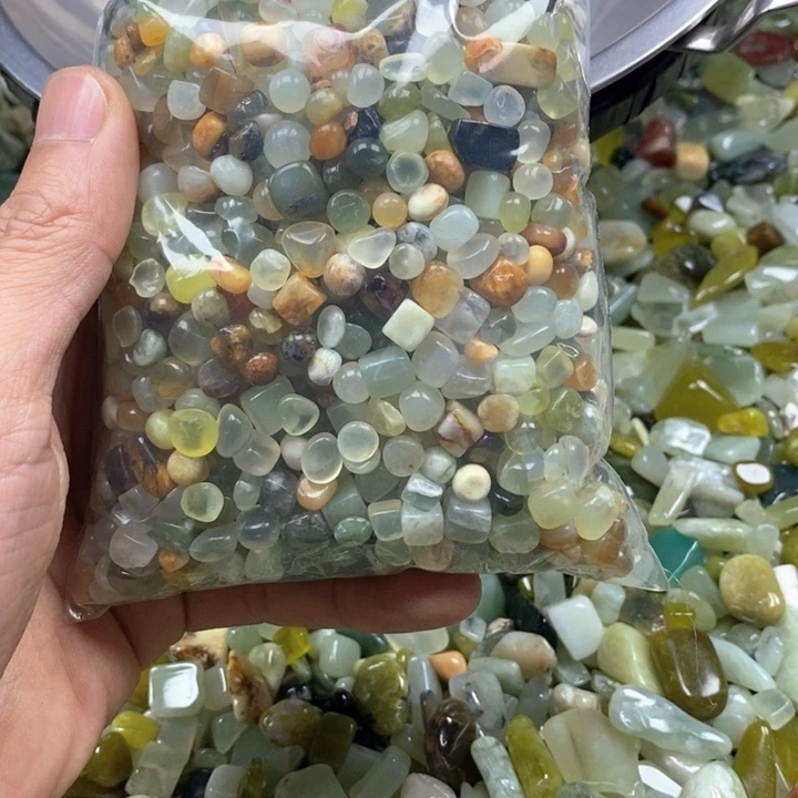 蛇纹石玉未镶嵌鱼缸石