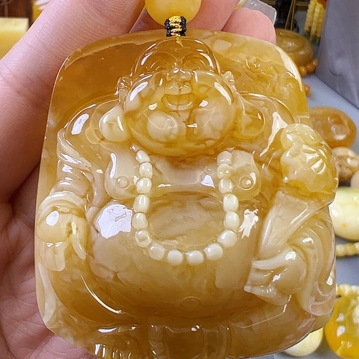 蜜蜡颈饰未镶嵌蜜蜡