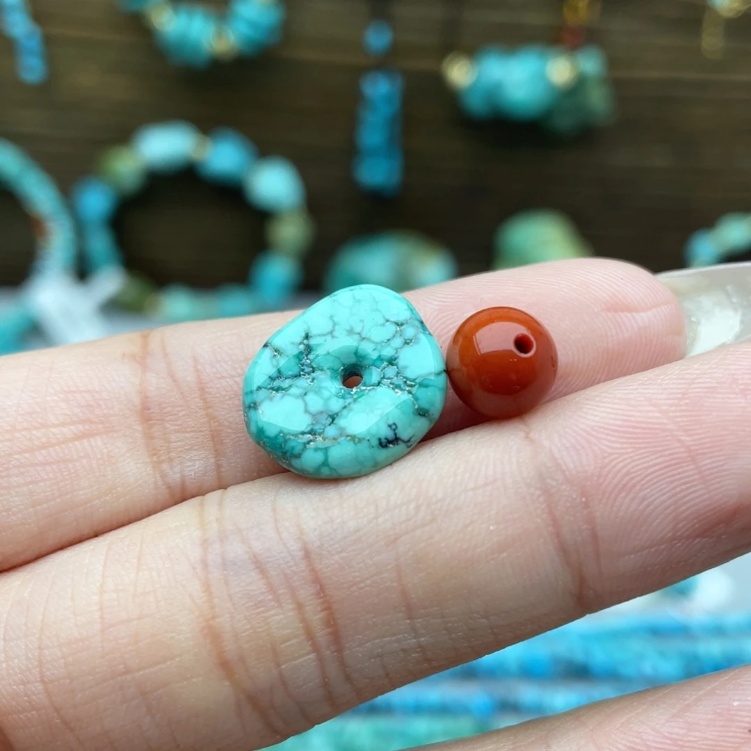 南红玛瑙未镶嵌藏扣