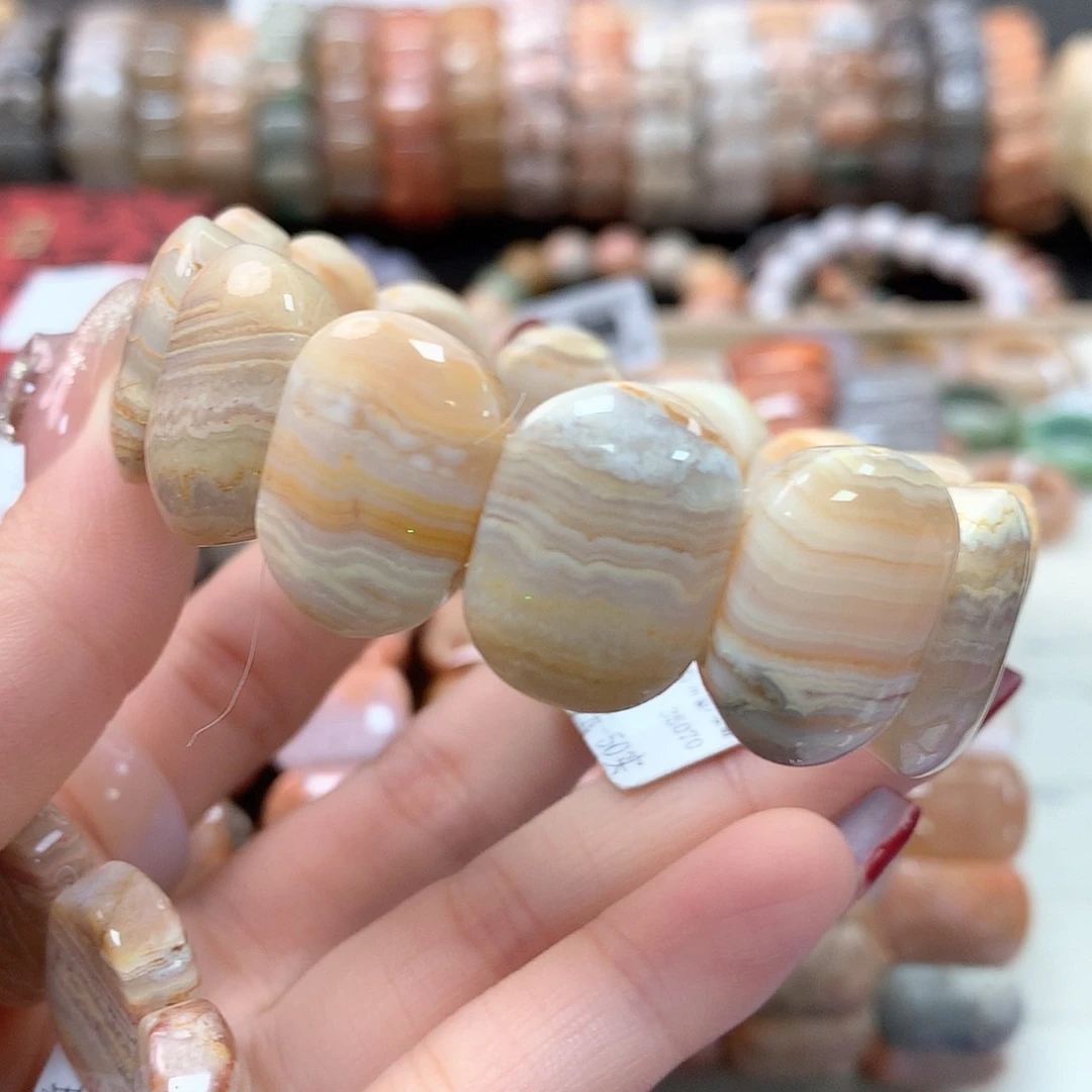 硅化珊瑚（珊瑚玉）手链未镶嵌健**宁124