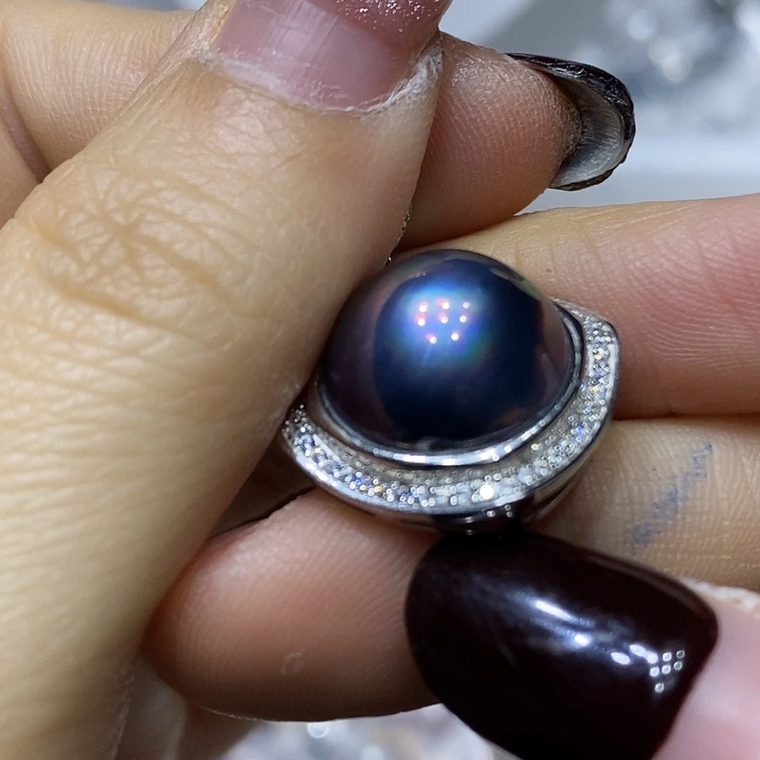 淡水珍珠耳钉未镶嵌