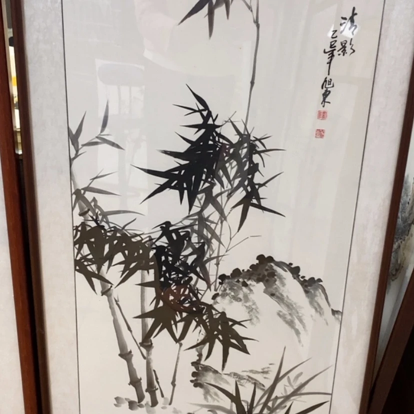 【闪购商品】国画手绘国画带框122.62