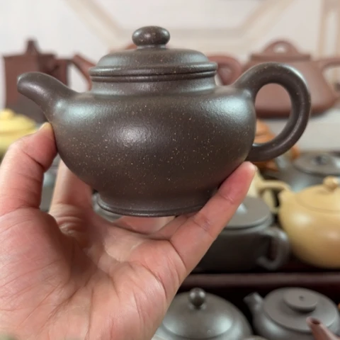 茶壶紫砂梨皮天青250cc