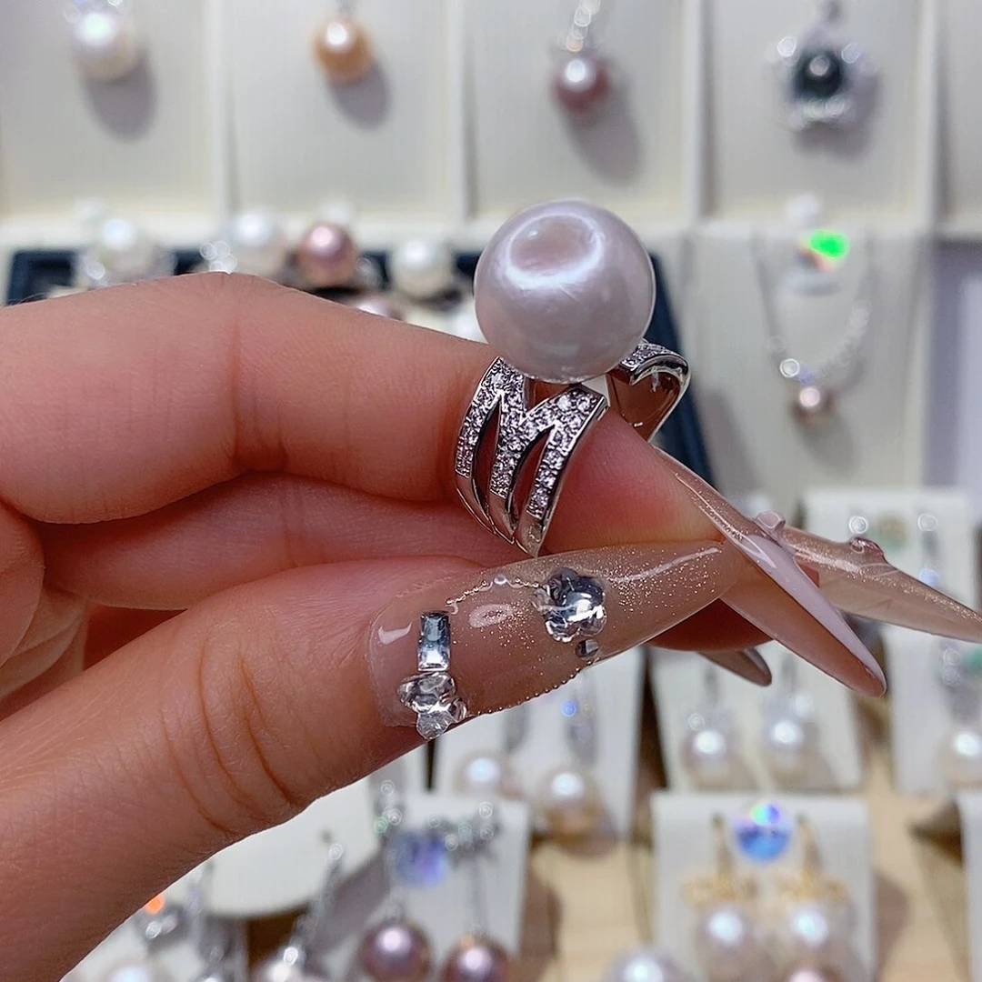 戒指未镶嵌淡水珍珠